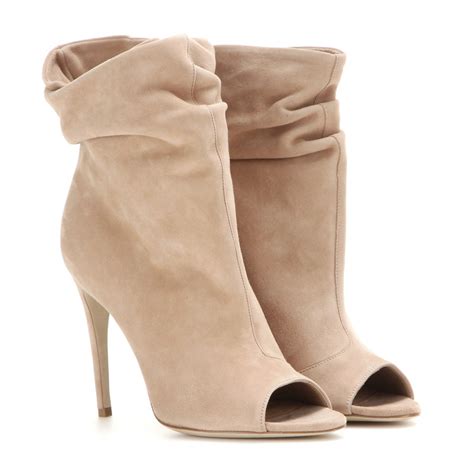 burberry london burlison suede open-toe ankle boots|Burberry Burlison Open.